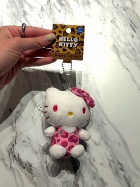 NWT Hello Kitty Leopard Print Series Plush Keychain Mascot – Tokyo Japan Sanrio